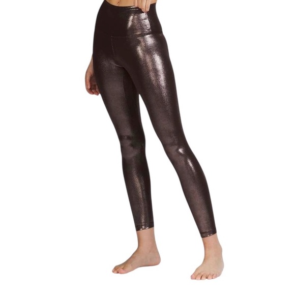 lululemon athletica Pants - ❤️Lululemon Align High-Rise Pant 25" in Shine Radiate Foil French Press Size 6